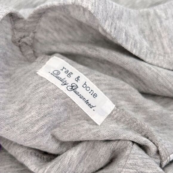 Rag & Bone oversized gray T-shirt dress 100% Pima Cotton size S - Picture 6 of 7